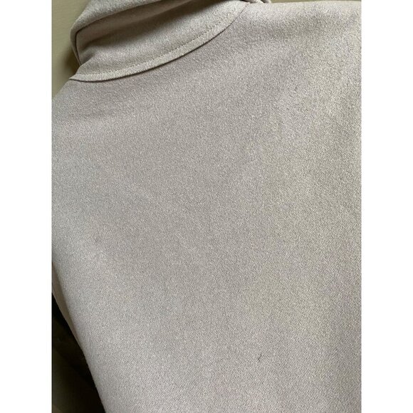 AllSaints City Monument Coat Italian Wool Draped Asymmetric US 2 Blush Beige - Picture 9 of 16